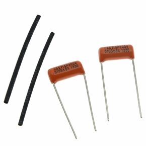 Set of 2 Sprague Guitar Bass 225P Orange Drop Capacitor Caps .047uF 200v Guitar Tone Cap Capacitors