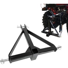 2" Receiver 3 Point Quick Trailer Hitch Category 1, Heavy Duty Tractor Tow Drawbar Adapter Compatible with BX Kubota, John Deere, LM25H WLM Tractor, NorTrac, Kioti, Yanmar, Cat in Kuwait