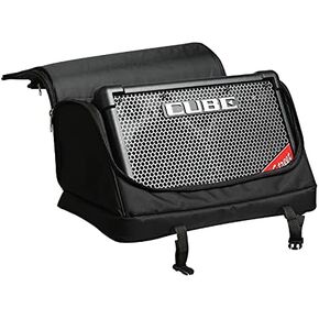 Case/Bag For Roland Cube Street EX Amp With Accessory Pocket,One Handle,Two Shoulder Straps,Thick,Durable,Black(Boss CUBE Street II or CUBE Street can also fit in it,there will be extra space)