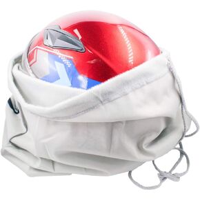 Motorcycle Helmet Bag Welding Hood Storage Carrying Bag for Riding Bicycle Sports Universal Tool Made of Nylon Cloth with Locking Drawstring (Silver 1pcs)