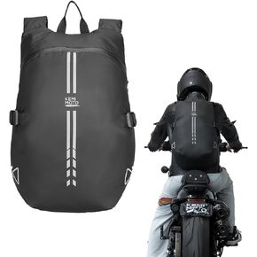 KEMIMOTO Motorcycle Backpack, 40L Motorcycle Backpacks for men, Waterproof Helmet Bag for Travel, Daily Trips, Office Trips