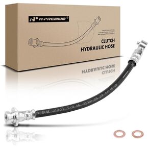 A-Premium Clutch Hydraulic Hose Line Compatible with Nissan Frontier 1998-2000, Pathfinder 1987, Xterra 2002-2004, D21 1986-1994, Pickup 1995-1997 L4 2.4L