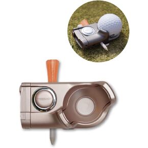 FREESHOT All-in-one Golf Accessory Tool That Includes Golf Ball Holder, tees, Divot Tool and Custom Ball Markers, Golf Gift for Golf Lovers (4 Colors)