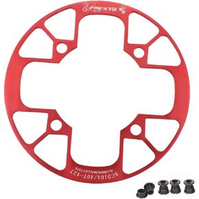 UPANBIKE Mountain Bike Chainring Guard 104 BCD Aluminum Alloy Chain Ring Protector Cover for 32~34T 36~38T 40~42T Chainring Sprockets