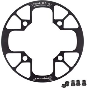 UPANBIKE دراجة هوائية جبلية سلسلة الحرس 104 BCD سبائك الألومنيوم سلسلة حلقة حامي غطاء ل 32 ~ 34T 36 ~ 38T 40 ~ 42T سلسلة أسنان العجلة in Kuwait