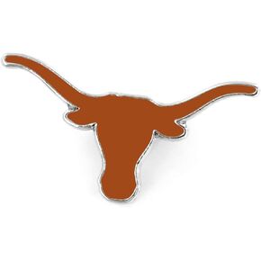 aminco NCAA Texas Longhorns Team Logo Pin, team color, 2-inches