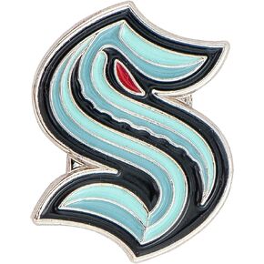 Seattle Kraken Lapel Pin NHL Team Logo Enamel Made of Metal (Lapel Pin)