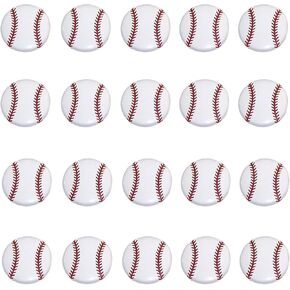 40 حزمة من دبابيس البيسبول Pinkback مقاس 2 بوصة لهدايا فريق لاعبي البيسبول، هدايا حفلات البيسبول، مكافأة الطلاب in Kuwait