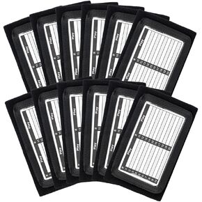 12 Pack Wrist Coach - Youth Triple Wrist Coach for Football, Baseball, All Sports - Black