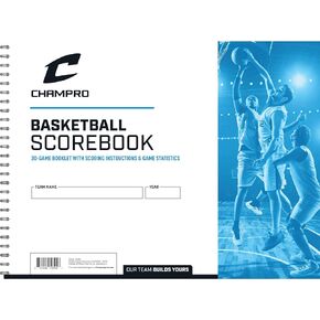 Champro Basketball Score Book (White)