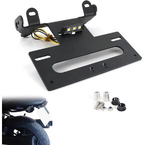 Xitomer Fender Eliminator, Tail Tidy Fit for Monster 400, 620, 695, 750, 800, 900, 1000, S2, S2r and S4, with LED License Plate Light, Compatible with Stock & Aftermarket Turn Signal