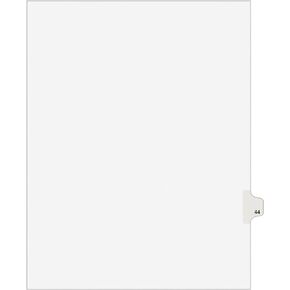 Avery Legal Dividers, Premium Individual Tab Titles, Letter Size, Side Tabs, 44, Pack of 25 (01044)