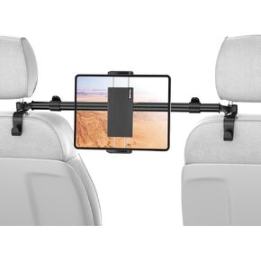 Car Tablet Holder Mount for iPad: Headrest Tablet Stand for Car Back Seat Compatible with iPad Pro Air Mini | Galaxy Tab | Kindle Fire HD | Switch OLED or Other 4.7-12.9" Devices