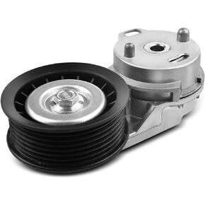 A-Premium Belt Tensioner Assembly with Pulley Compatible with Dodge Models - Ram 2500/Ram 3500 1994-2002, D250/D350/W250/W350 1989-1993, 5.9L, Fit Diesel Only, Replace# 3912254, 4429254
