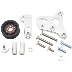 ICT Billet LS Truck Manual Belt Tensioner with Pulley LSX 4.8L 5.3L 6.0L Compatible with Silverado Sierra LS1 LS3 LS2 LQ4 LQ9 LS6 L92 L99 L33 LR4 551617X-3