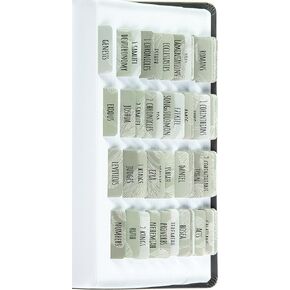 DiverseBee Laminated Bible Tabs (Large Print, Easy to Apply), Bible Study Journaling Supplies, 84 Bible Index Book Tabs for Men and Women, Bible Accessories, Includes 18 Blank Tabs - Noble Theme