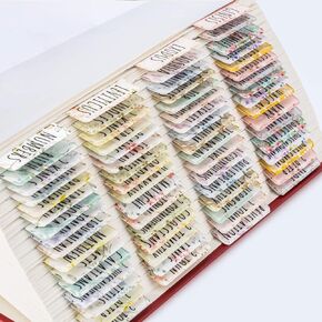 SUREFORU Bible Tabs Old and New Testament, Large Print and Easy-to-Read Bible Journaling Supplies, Personalized Bible Tabs for Women, Paper labels, Laminated 80 Bible Index Tabs