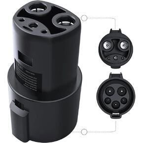 Tera J1772 to Tesla Adapter: FCC J1772 Charging Adapter for Tesla 3 Y S X 80A/240V AC Plug and Play Widely Compatible with Level 1 and Level 2 Charging Stations (Only for Tesla Cars)