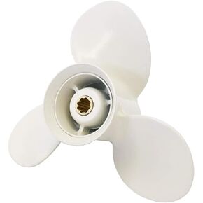 Boat Aluminum Propeller for Yamaha 9.9HP 15HP Outboard Propeller Motor Outboard Prop Parts (D:9 1/4" P:10")