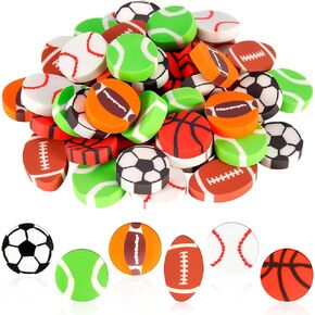 50 Pack Rainbow Erasers - Large, Fun, St. Patrick's Day Erasers for Kids, Classroom, Office, Home, School, Work, Prize Gifts
