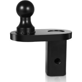 GNXA4085 Gooseneck Hitch Ball Extender - Compatible with B&W Turnoverball Gooseneck Trailer Hitches, 4" Offset, 20000 lbs GTW/ 5000 lbs VTW, 2-5/16 Inch Ball Diameter