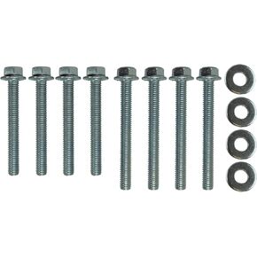 ICT Billet Engine Stand Flange 3/8-16 Standard Bolt Kit Compatible with SBC 305 327 350 383 5.0L 5.7L BBC 396 402 409 427 454 502 Small Big Block Chevy V8 Bell Housing 551686