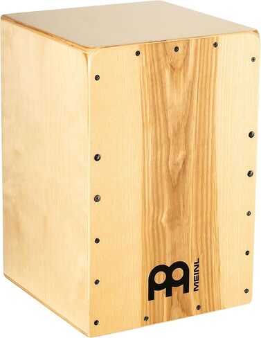 طبلة صندوقية من Meinl Cajon مع أفخاخ داخلية - صُنعت في أوروبا - لوحة أمامية من خشب البتولا اللوز / جسم خشب البتولا البلطيقي، سلسلة Snarecraft، ضمان لمدة عامين (SC80AB) in Kuwait