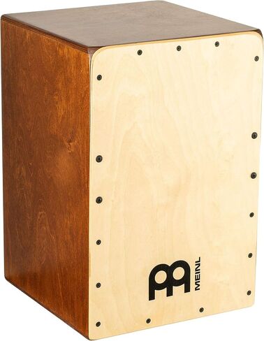 طبلة صندوقية من Meinl Cajon مع أفخاخ داخلية - صُنعت في أوروبا - لوحة أمامية من خشب البتولا اللوز / جسم خشب البتولا البلطيقي، سلسلة Snarecraft، ضمان لمدة عامين (SC80AB) in Kuwait
