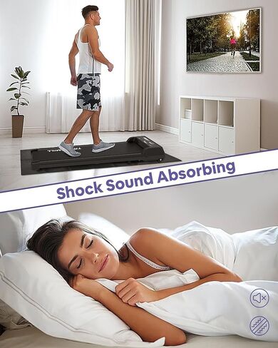 بساط وسادة المشي، بساط معدات تمرين قابل للطي وخفيف الوزن، بساط جهاز مشي لحماية الأرض ومقاومة للماء للمنزل in Kuwait