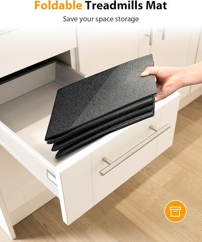 بساط وسادة المشي، بساط معدات تمرين قابل للطي وخفيف الوزن، بساط جهاز مشي لحماية الأرض ومقاومة للماء للمنزل in Kuwait