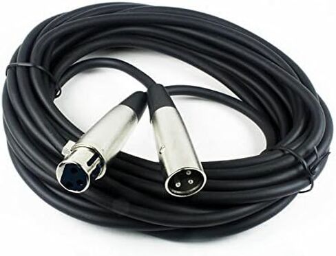 PA System (PW50) & Amazon Basics XLR Male to Female Microphone Cable - 10 Feet, Black in Saudi Arabia