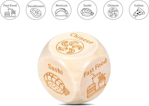 Anniversary Valentines Day Gifts for Boyfriend Girlfriend Food Dice Date Night Ideas for Him Her Gag Gifts for Men Women Funny Wedding Gifts for Couples Birthday Gifts for Husband Wife in Saudi Arabia