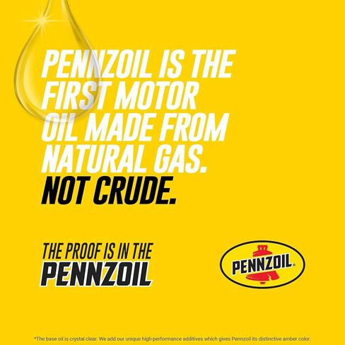 زيت محرك Pennzoil Platinum اصطناعي كامل الأميال 5W-30 للمركبات التي يزيد طولها عن 75 ألف ميل (5 كوارت، فردي) in Saudi Arabia