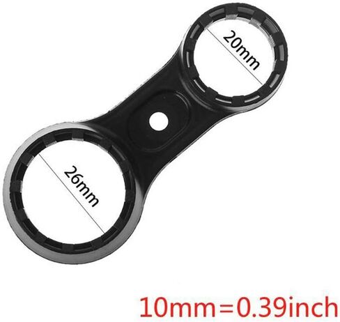 Bicycle Wrench, Double Head Practical Front Fork Spanner Bike Repair Tools | Mountain Bike Cycling Professional Lightweight Spanner Tools Parts for SR Suntour XCT XCM XCR in Saudi Arabia