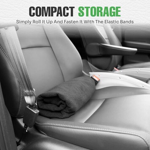 غطاء مقعد السيارة بمنشفة العرق المقاومة للماء من lebogner لمرحلة ما بعد التمارين الرياضية والجري والسباحة والشاطئ والمشي لمسافات طويلة، واقي مقعد دلو مضاد للانزلاق مناسب عالمي للسيارات وسيارات الدفع الرباعي والشاحنات، يمكن غسله في الغسالة in Kuwait