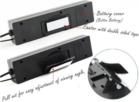 متعددة الوظائف 3 في 1 سيارة مضيئة على مدار الساعة سيارة ميزان الحرارة الفولتميتر سيارة داخل وخارج درجة الحرارة الجهد إنذار in Kuwait