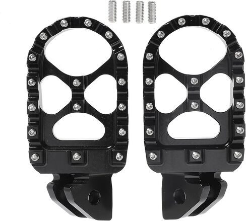 Motorcycle Foot Peg Foot Rest Dirt Bike Foot Pegs For Sur Ron Light Bee S/X For Segway X260 X160 For Talaria Sting MX3 MX4 XXX Taparia Foot Pedals Rests (Black) in Saudi Arabia