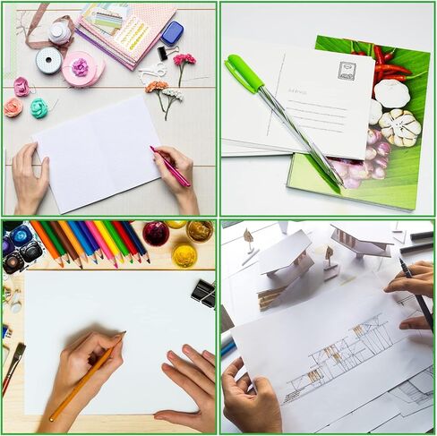 White Cardstock 11x17" 100 lb cover 25 Sheets Heavyweight Card Stock - Ideal Traditions in Kuwait