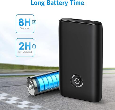 جهاز استقبال إرسال بلوتوث 5.0، محول بلوتوث Aux 2 في 1 للسيارة، محول صوت بلوتوث لاسلكي محمول للتلفزيون وسماعات الرأس وأنظمة ستيريو in Kuwait