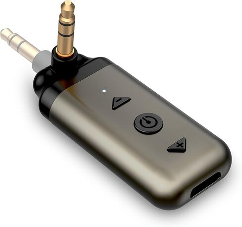 AIR99 Bluetooth Transmitter for Headphones, 2-in-1 Bluetooth Audio Adapter for All 3.5mm Jack Systems, Connect 2 AirPods or BT Devices, Perfect for Airplane TV iPod Car Home Stereo in Saudi Arabia
