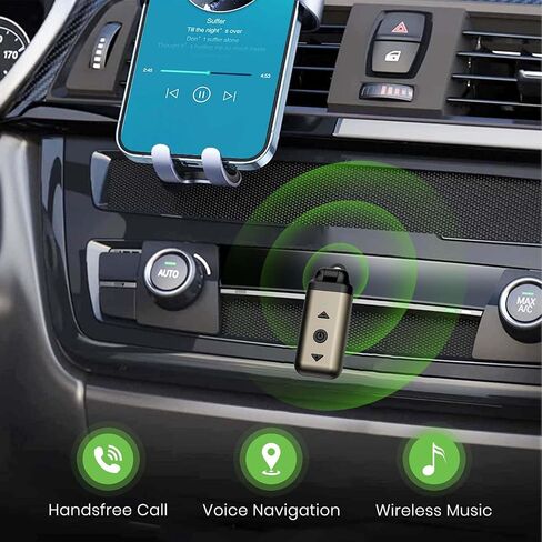 AIR99 Bluetooth Transmitter for Headphones, 2-in-1 Bluetooth Audio Adapter for All 3.5mm Jack Systems, Connect 2 AirPods or BT Devices, Perfect for Airplane TV iPod Car Home Stereo in Saudi Arabia