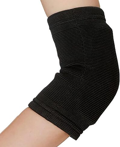 D&M Elbow Pad Sleeve, 12mm Thick pad, Black, M-Size, 1pc, Made in Japan, 737 in Kuwait