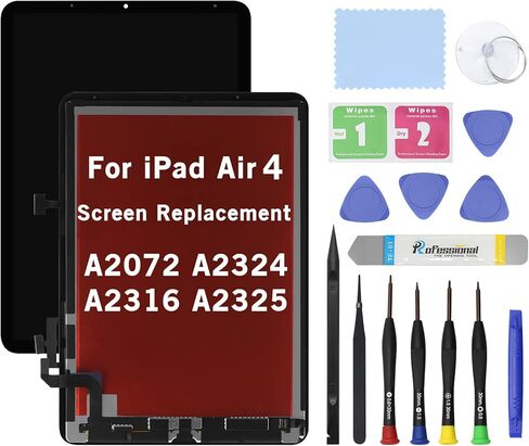بديل شاشة 10.9 بوصة لجهاز iPad Air 4 الجيل الرابع 2020 A2072 A2324 A2316 A2325 شاشة LCD زجاجية تعمل باللمس مجموعة ممتازة مع أدوات in Saudi Arabia