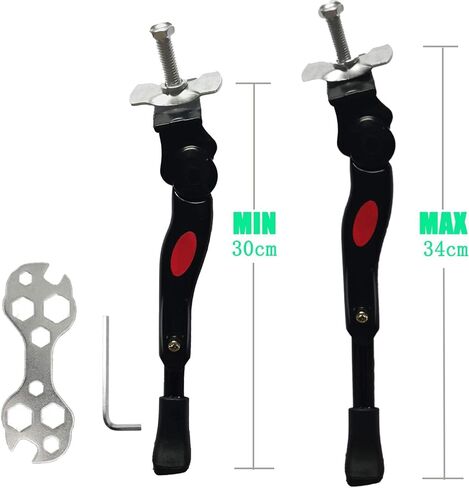 VECKUSON Kickstand for Kids Bike, Bicycle Kickstands Center Mount for 16 18 20 Inch Bicycles Adjustable Aluminum Alloy Kickstands for 16-18inch 18-20inch Mountain Bike in Kuwait