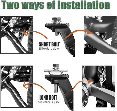 VECKUSON Kickstand for Kids Bike, Bicycle Kickstands Center Mount for 16 18 20 Inch Bicycles Adjustable Aluminum Alloy Kickstands for 16-18inch 18-20inch Mountain Bike in Kuwait