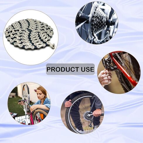 سلسلة دراجة 6/7/8 سرعة سلسلة دراجات 1/2 × 3/32 بوصة، 116 وصلة in Kuwait