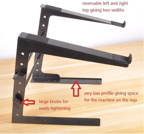 حامل كمبيوتر محمول DJ SH-LS01E بارتفاع قابل للتعديل وعرض قابل للتعديل in Kuwait