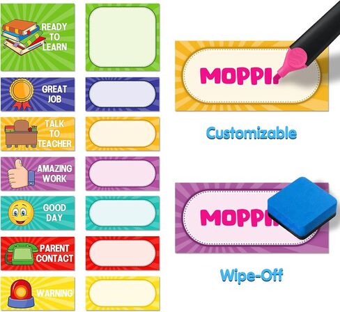 VNOM Student Behavior Clip Chart for Classroom Management Kids Reward Pocket Chart in Saudi Arabia