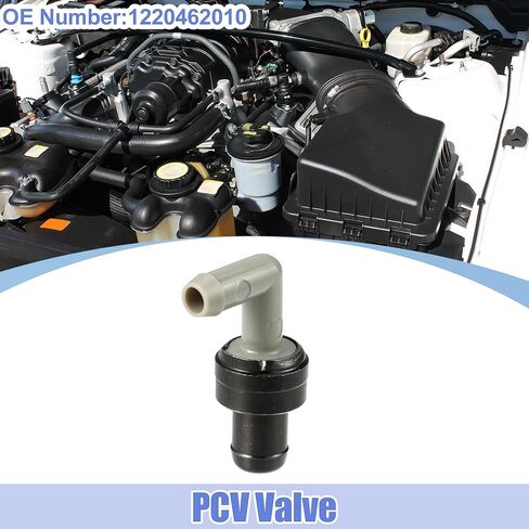 Uxcell PCV صمام العادم إيجابي علبة المرافق صمامات التهوية لتويوتا كامري 1991-2011 لتويوتا 4 عداء 1989-2003 رقم 1220462010 أسود رمادي in Kuwait