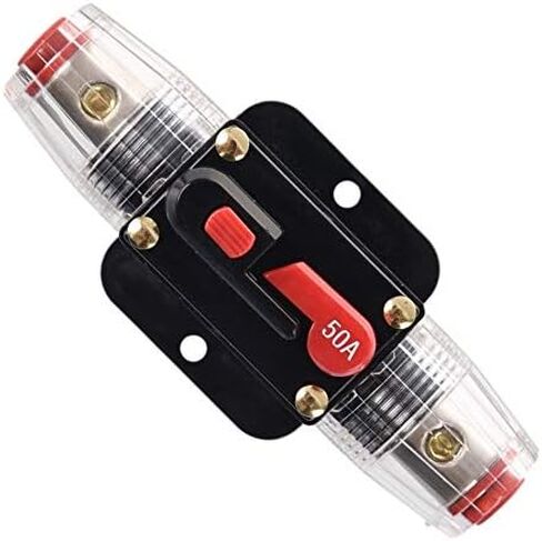 ANJOSHI قطاع دارة 150amp 20-150A أصحاب الصمامات المضمنة لصوت السيارة والأمبير حماية الزائد إعادة تعيين الصمامات العاكس 12V-48V DC استبدال الصمامات in Kuwait